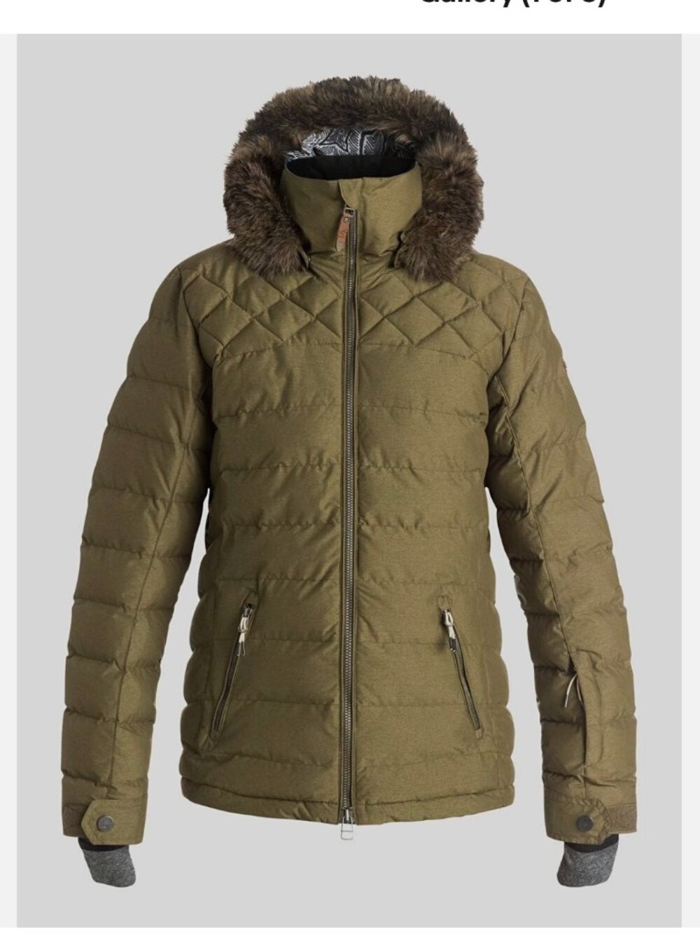 ROXY Girl's Snow Jacket, Puffer Coat - Medium (Juniors)